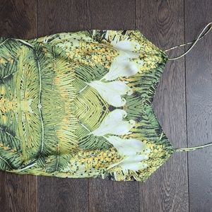 Ted Baker Silk Like Cami, Tropical Print